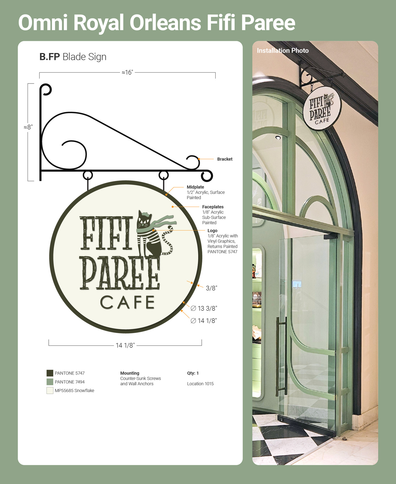 Omni Royal Orleans Fifi Paree Design and Photo