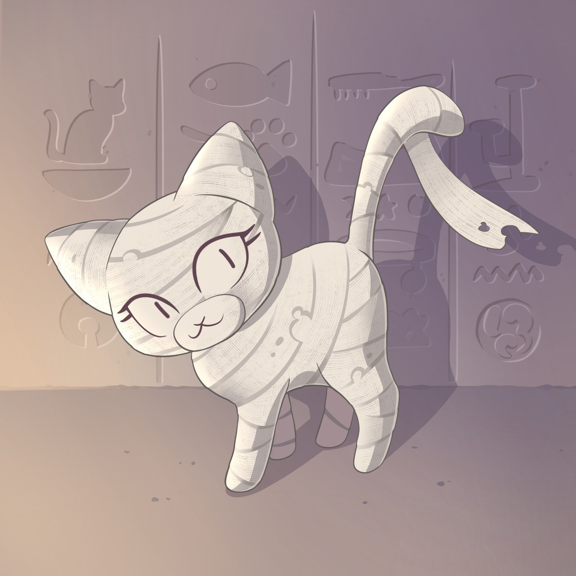 Cat Mummy Cat Mummy painting